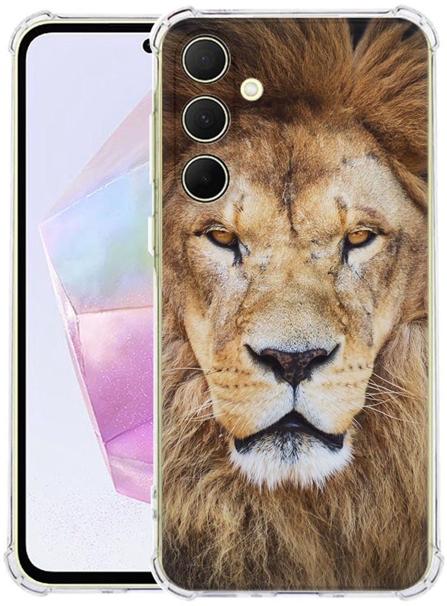 Samsung Galaxy A56 Hoesje - Leeuw TPU Antishock