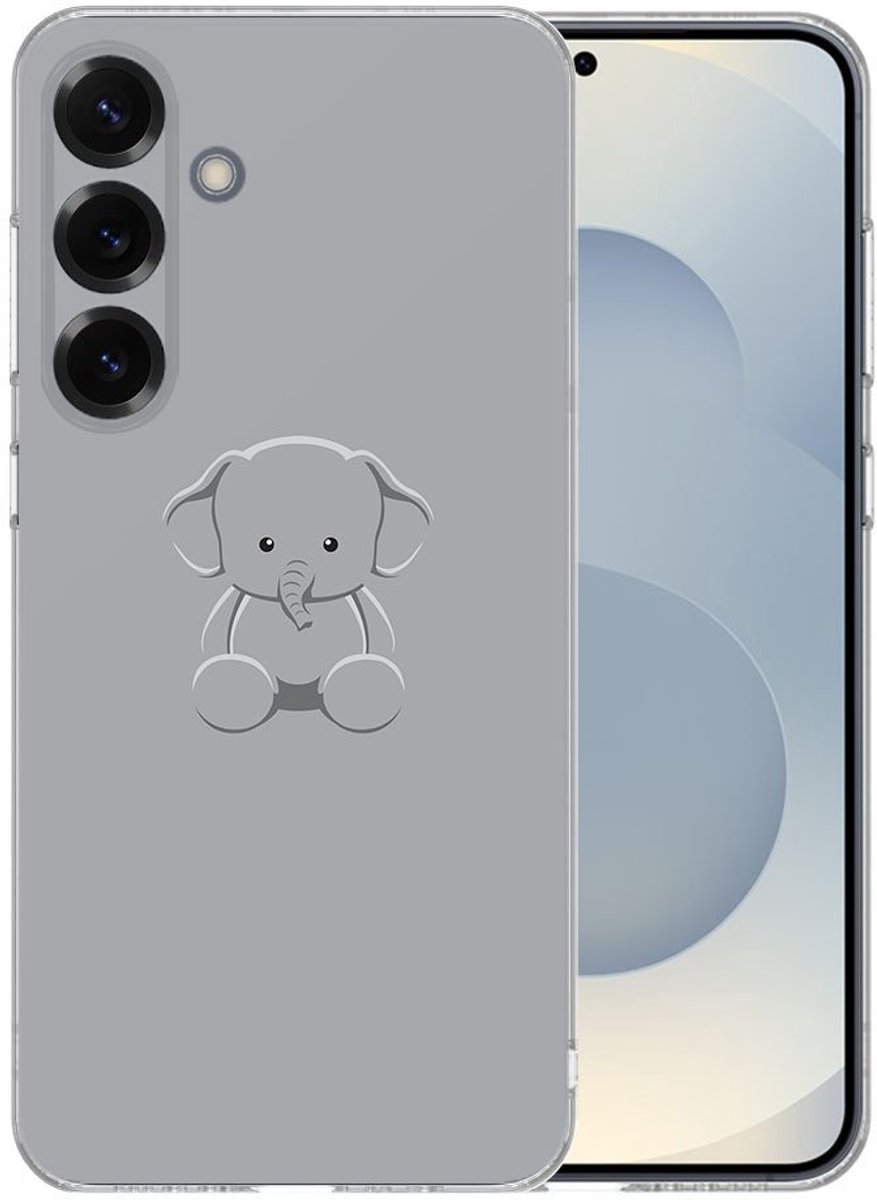 TPU Hoesje Samsung Galaxy S25 Plus - Baby Olifant Backcover