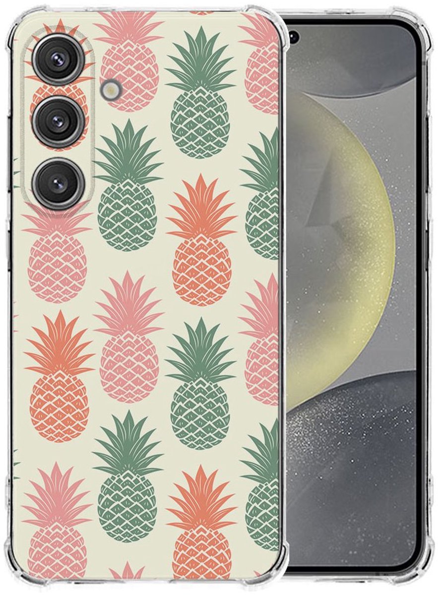 Samsung Galaxy S25 Plus Hoesje - Ananas TPU Antishock