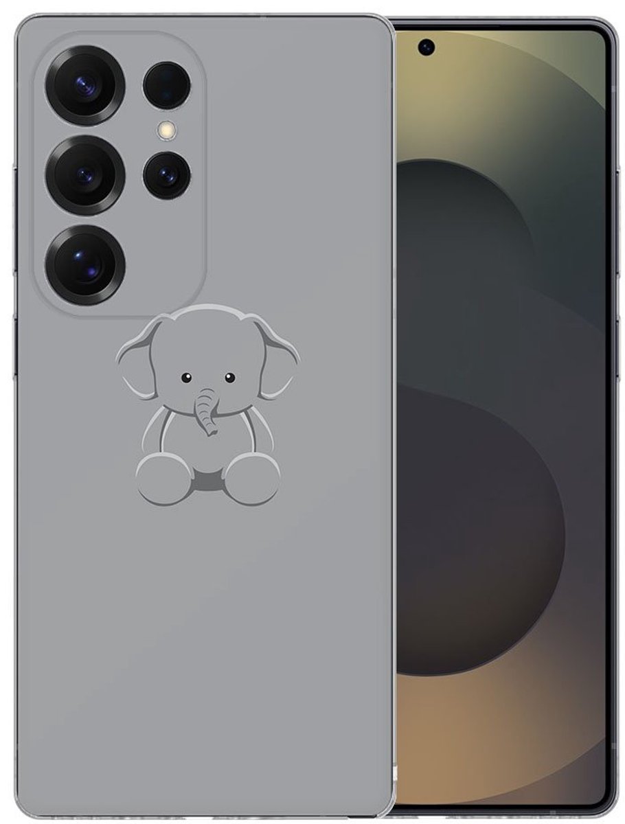 TPU Hoesje Samsung Galaxy S25 Ultra - Baby Olifant Backcover
