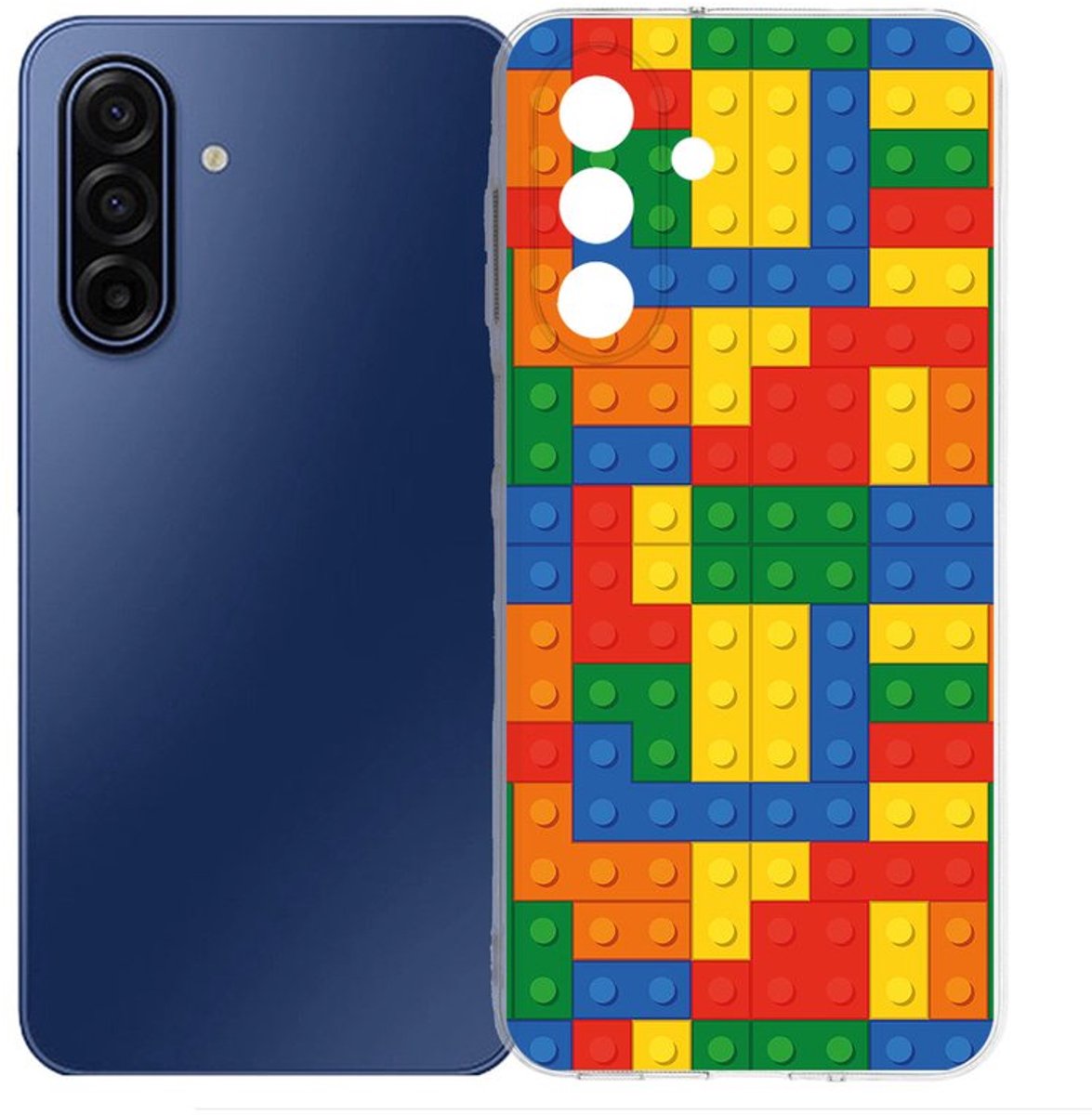 TPU Hoesje Samsung Galaxy A17 - Blokken Backcover
