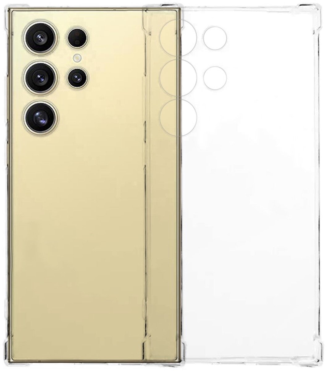 Anti-shock Back Cover Hoesje – Transparant – Samsung Galaxy S25 Ultra