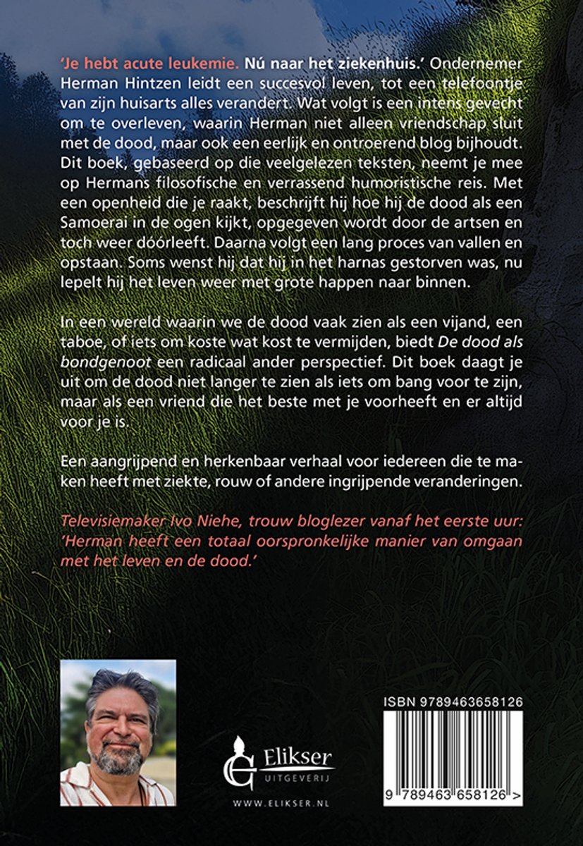 De dood als bondgenoot - back cover