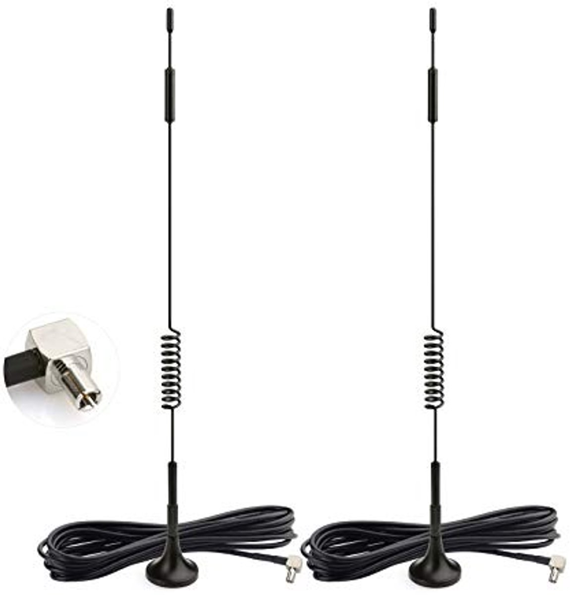Image of 4G LTE 7dBi Magnetische Basis Antenne (2-Pack) voor Verbeterde Signaalontvangst