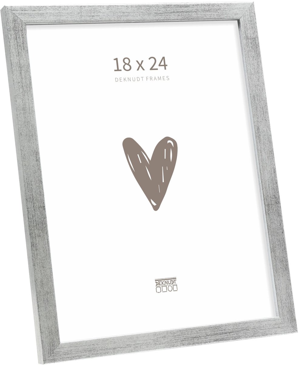 Deknudt Frames fotolijst S243D1 - antiek zilverkleur - foto 18x24 cm