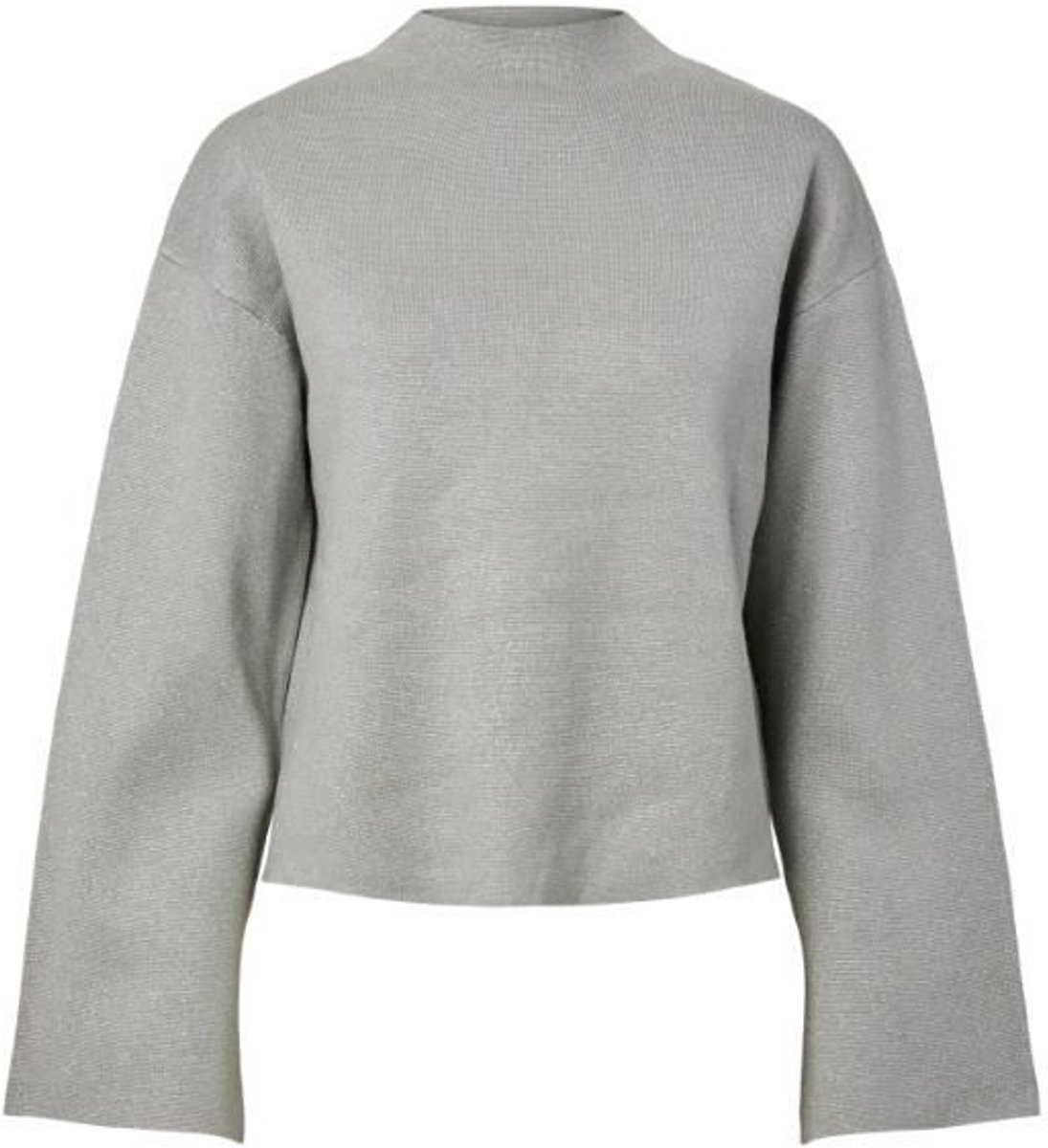 Y.A.S. Castor LS Knit Pullover Silver
