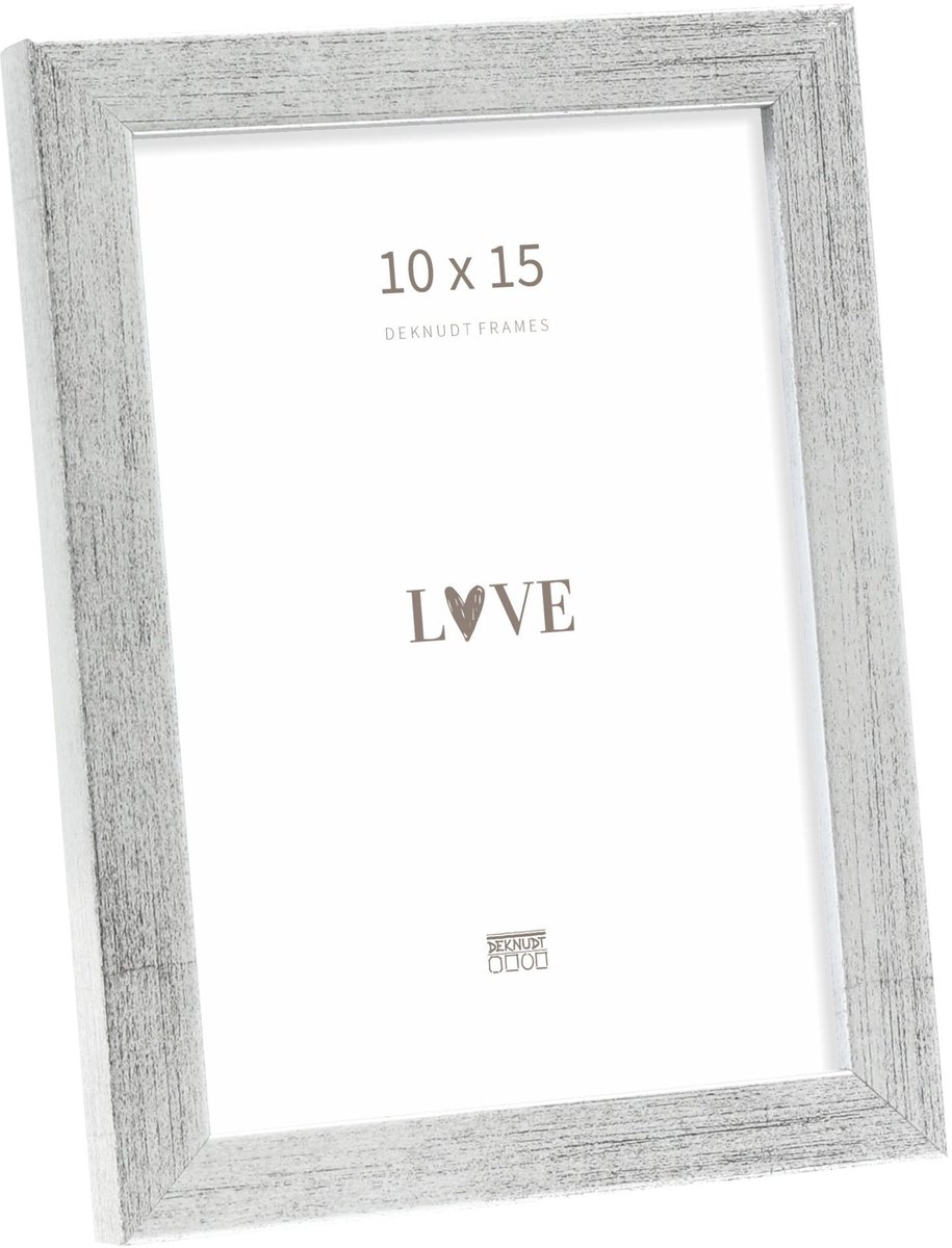 Deknudt Frames fotolijst S243D1 - antiek zilverkleur - foto 10x15 cm
