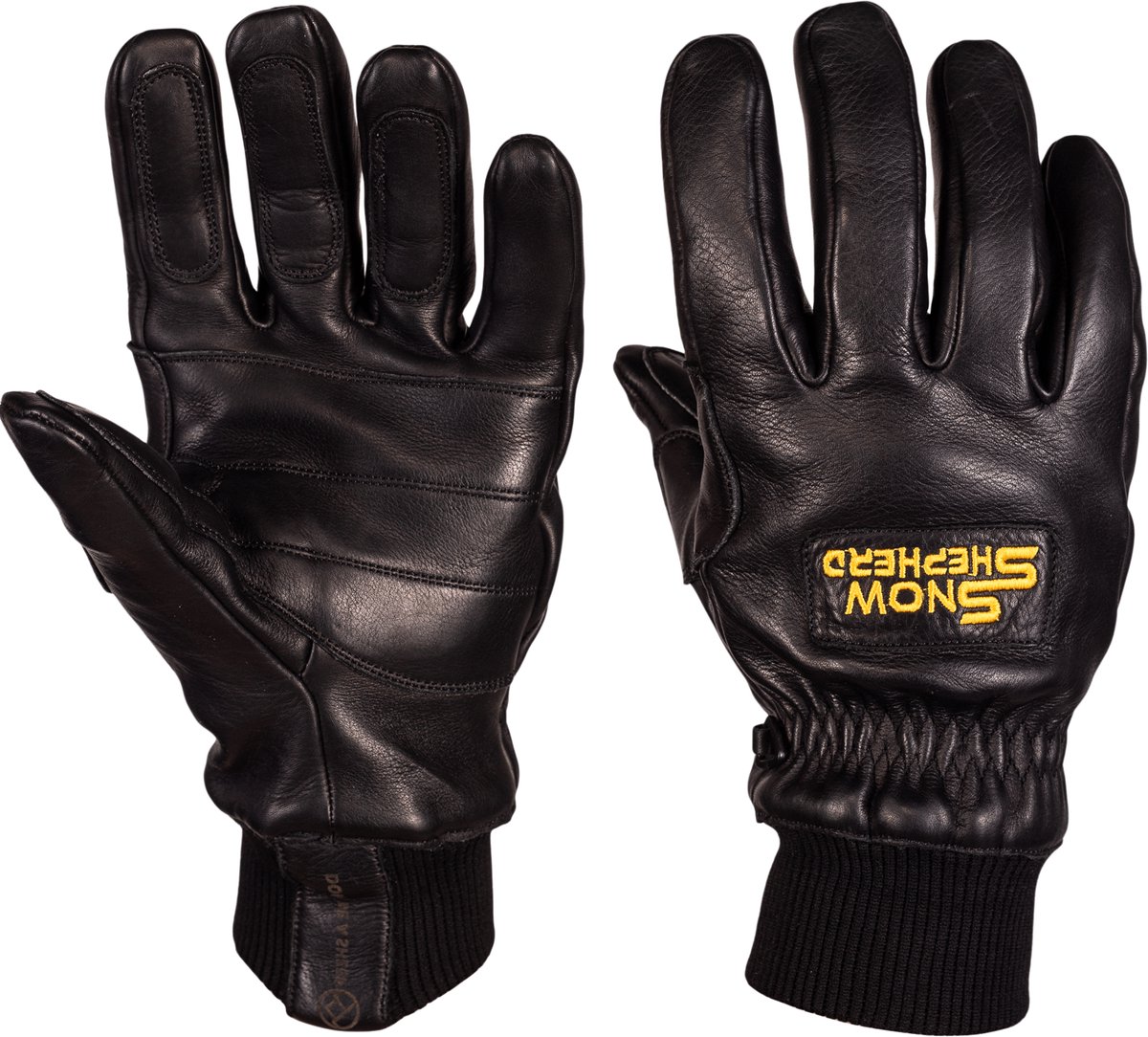 Snowshepherd Skihandschoenen Leren Handschoenen – Handschoenen Dames Heren Zwart