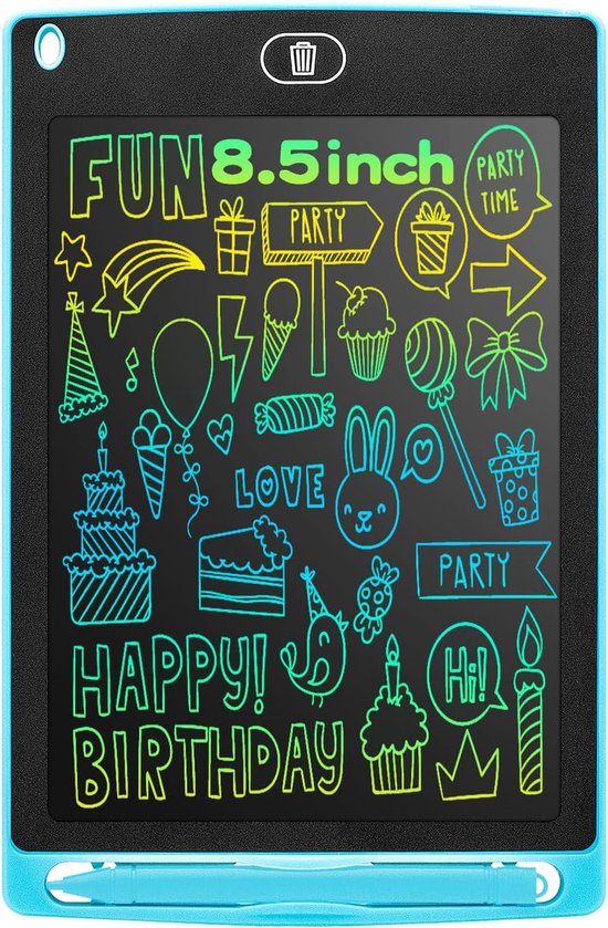 Vitdipy - TekenTablet - 12 Inch Elektronische LCD TekenTablet - Tekenbord kinderen - Schrijftablet - Grafische tablet kinderen - Blauw
