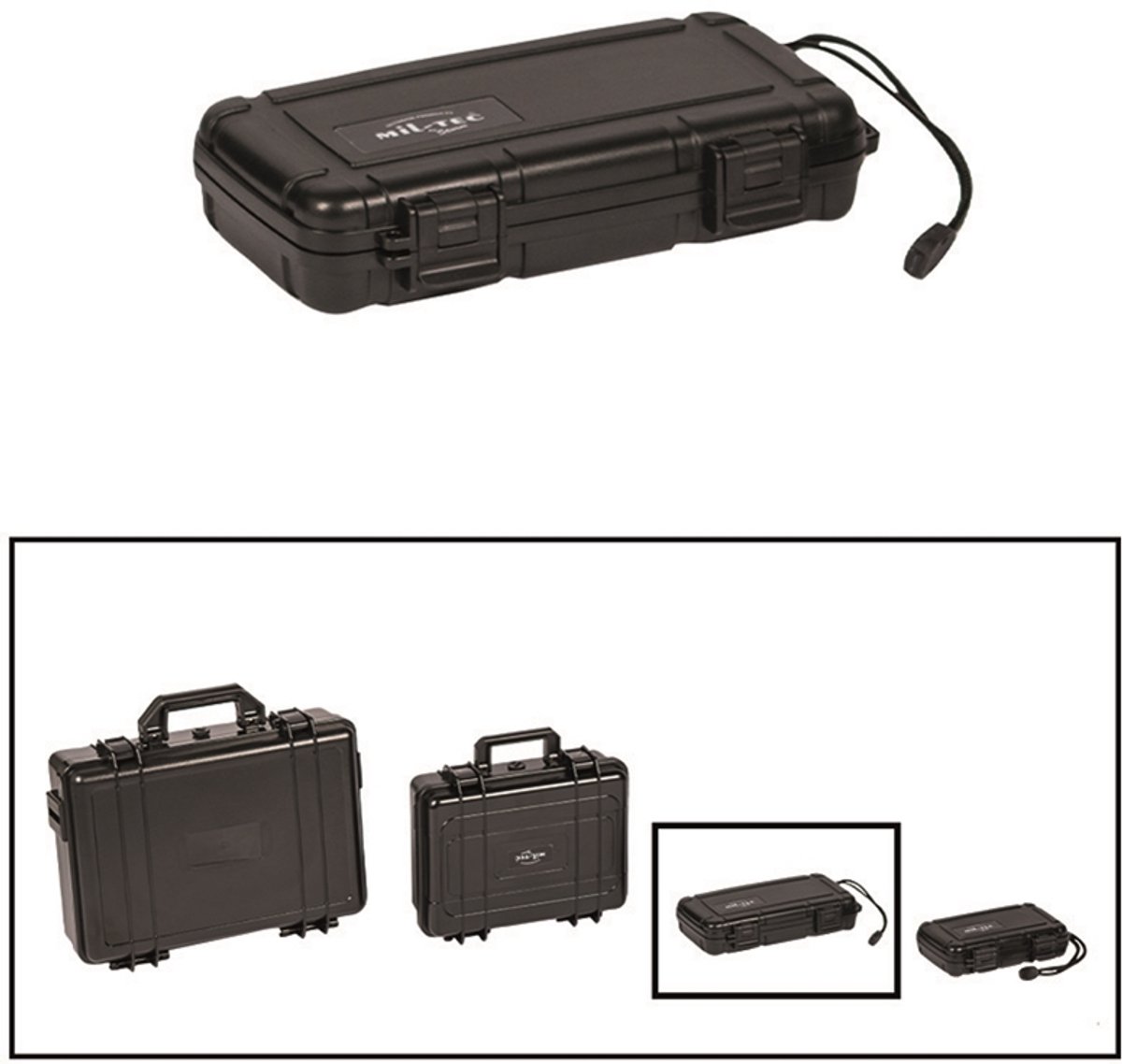 Waterdichte box Mil-Tec 228 x 130 x 46 mm