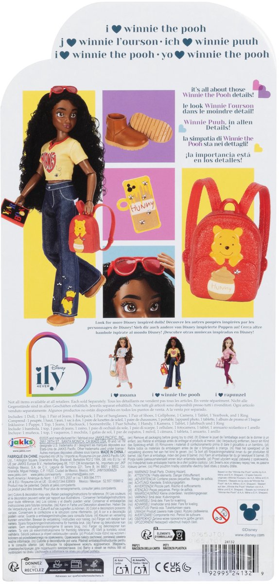 Disney ily 4EVER 29cm Winnie de Poeh geïnspireerde modepop — afbeelding 4