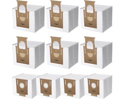 10 stuks stofzuigerzakken Geschikt voor Ecovacs Deebot N8+, N8 Pro+, Ozmo T8, T8 AIVI, T8+, T8 AIVI+, T8 MAX, T9+, DX93, DDX96 Yeedi Vac Station stofzuiger