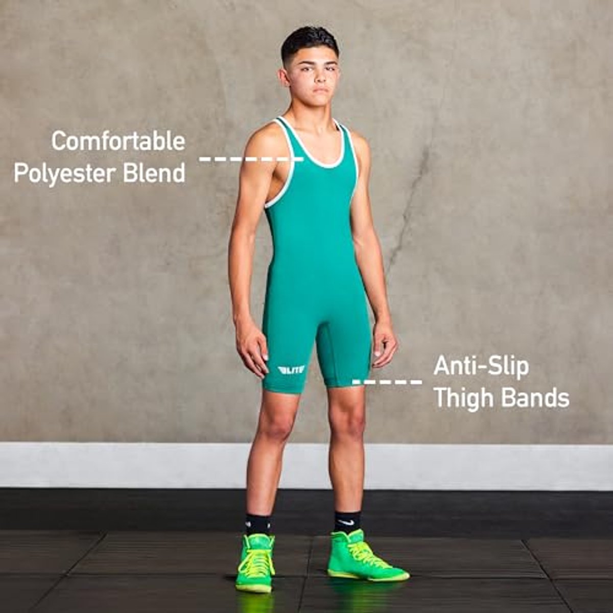 Wrestling Tanktop voor Heren - Powerlifting en Standaard Worsteluniform