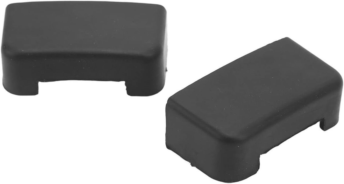 Image of 4PCS Achterbank Slide Rail Plug Rubber Protector - Cover Seat Slide Rail Pad - Onder Zitrail Bescherming Vervanging Voor Tesla Model 3 Y 2017‑2023