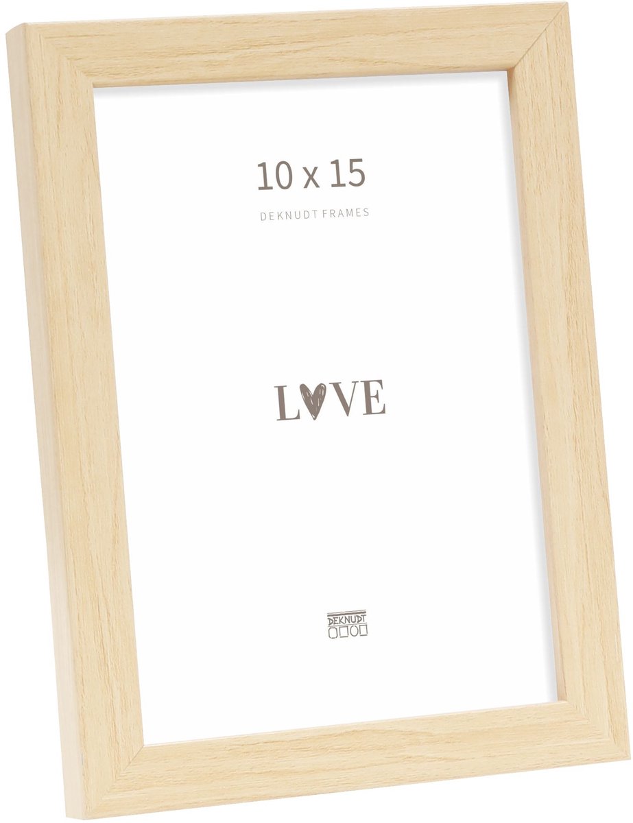Deknudt Frames fotolijst S243H1 - naturel houtkleur - foto 10x15 cm