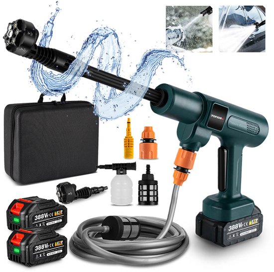 Snoerloze Hogedrukreiniger, Draagbare Hogedrukreiniger, 350PSI Accu Snoerloze Hogedrukreiniger, Draagbare Hogedrukreiniger, 350PSI Accu