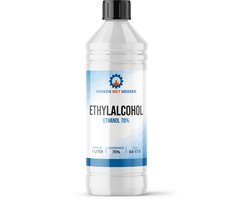 Alcohol 70% Ketonatus - Reinigingsmiddel - Ontvetter - Ethylalcohol - 1 liter