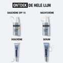 Assortiment Neutrogena Retinol Boost producten: Dagcrème SPF 15, Nachtcrème, Oogcrème, Serum.
