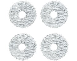 Reserveonderdelen voor stofzuigers (4 reinigingsdoeken) Compatibel met Dreame Bot L10s Ultra Robotstofzuiger Accessoires