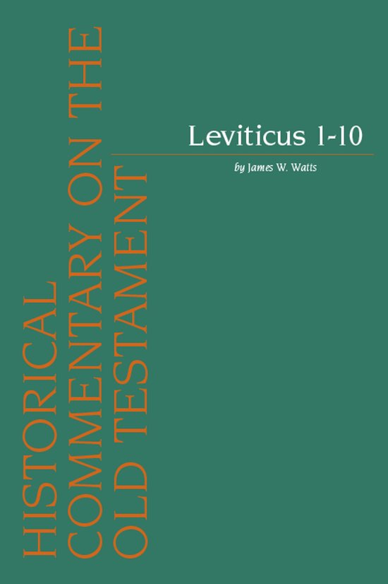 Historical Commentary on the Old Testament- Leviticus 1-10 - cover
