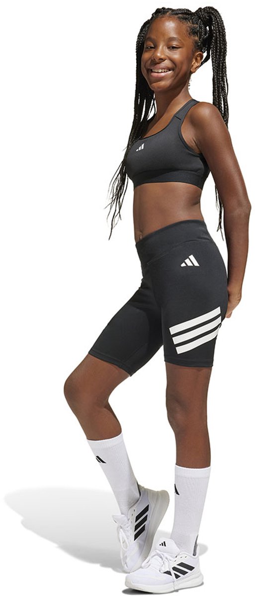 Adidas All Sports Optime Nxt Biker Korte Leggings Zwart 5-6 Years Meisjes van Adidas — afbeelding 5