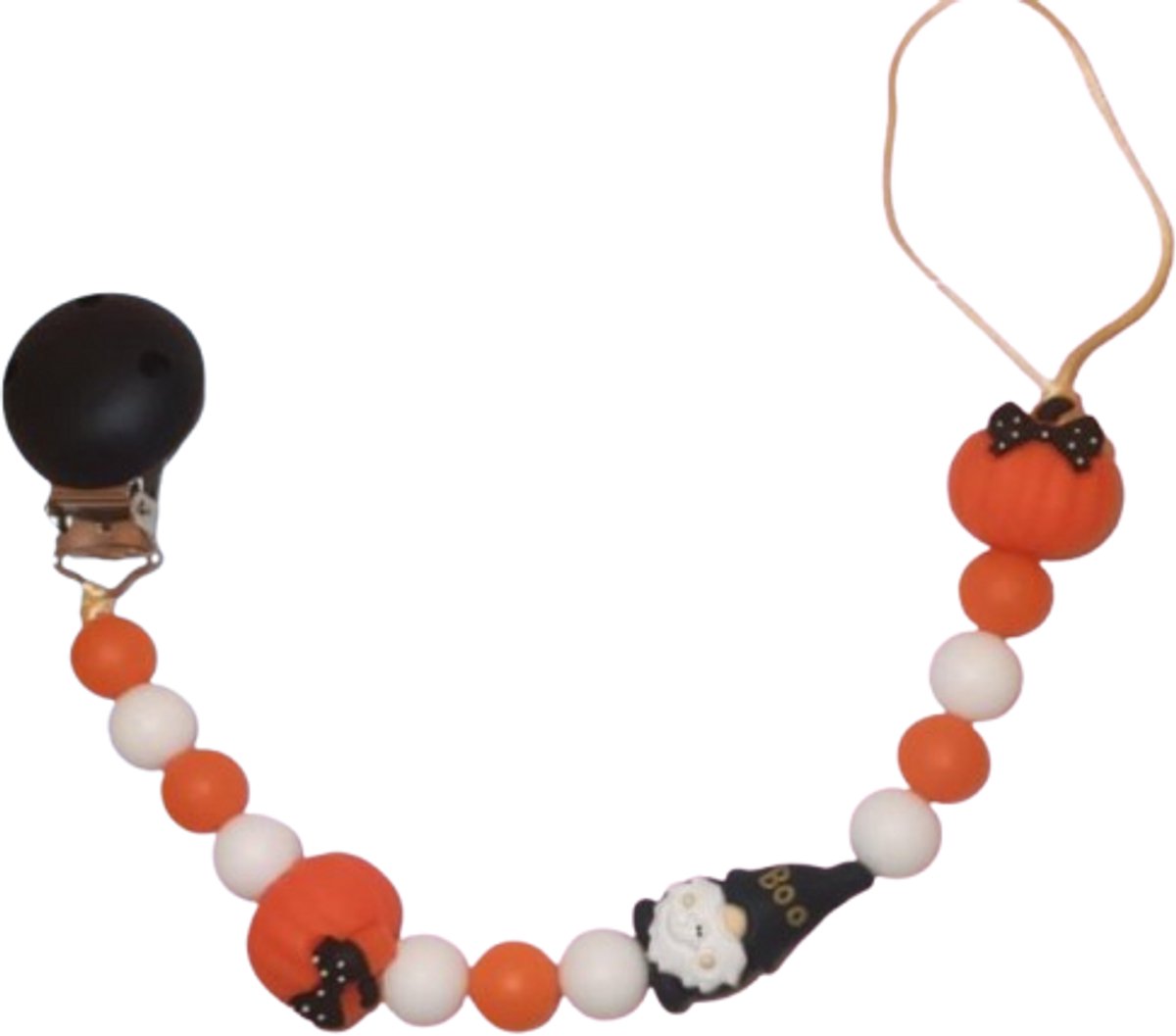 Speenkoord met dubbele draad en halloween thema