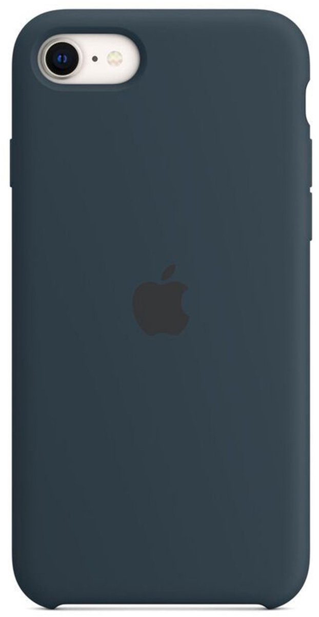 Apple hoesje geschikt voor Apple iPhone SE (2020)/SE (2022) - Siliconen Back Cover - Blauw