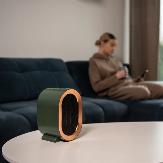 Ynkkvre -Energiezuinige Mini Keramische Verwarming - Stil, Instelbare Temperatuur, Oververhittings- en Kantelbeveiliging — afbeelding 5