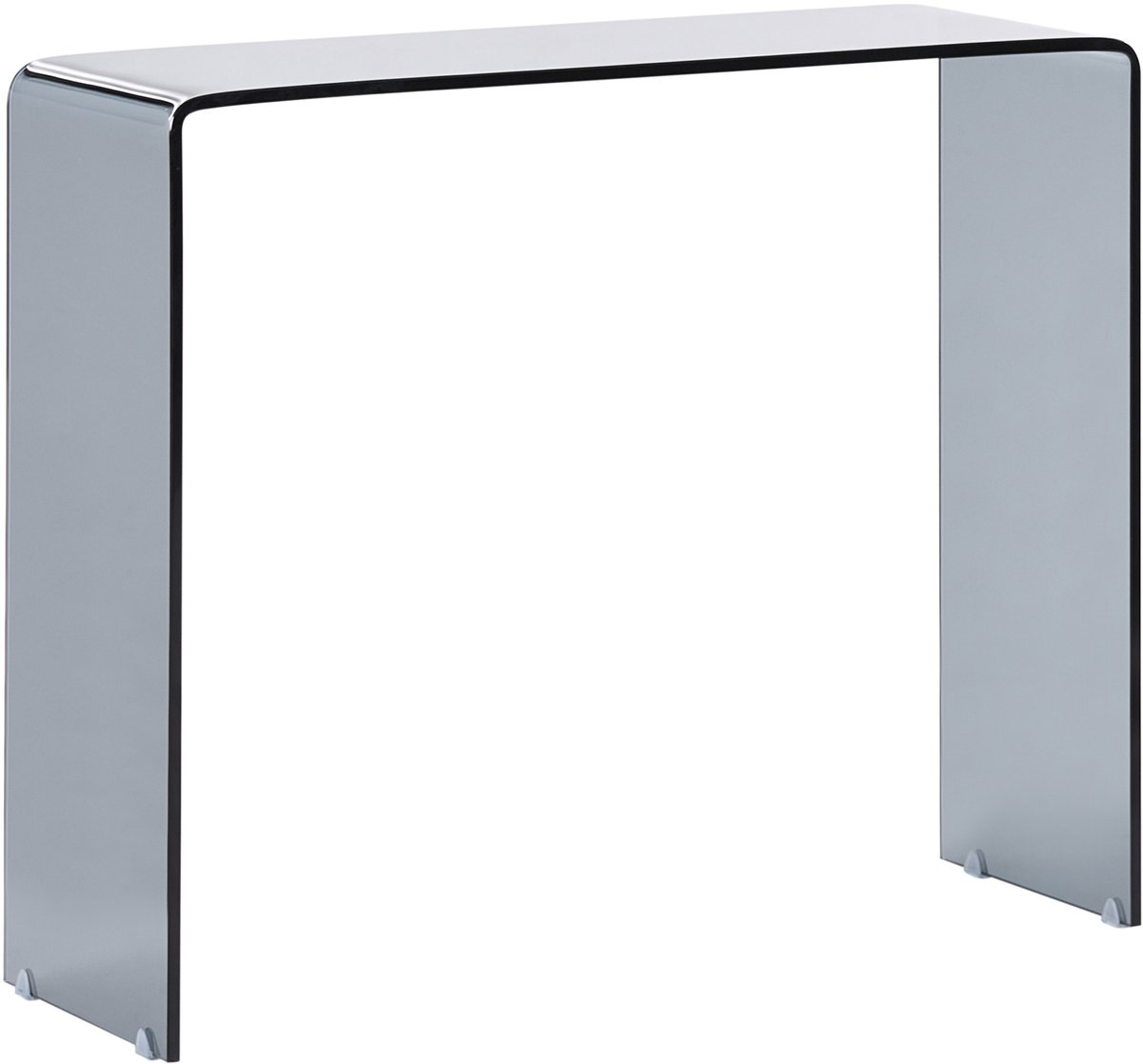 Beliani KENDALL - Consoletafel - Zwart - Veiligheidsglas