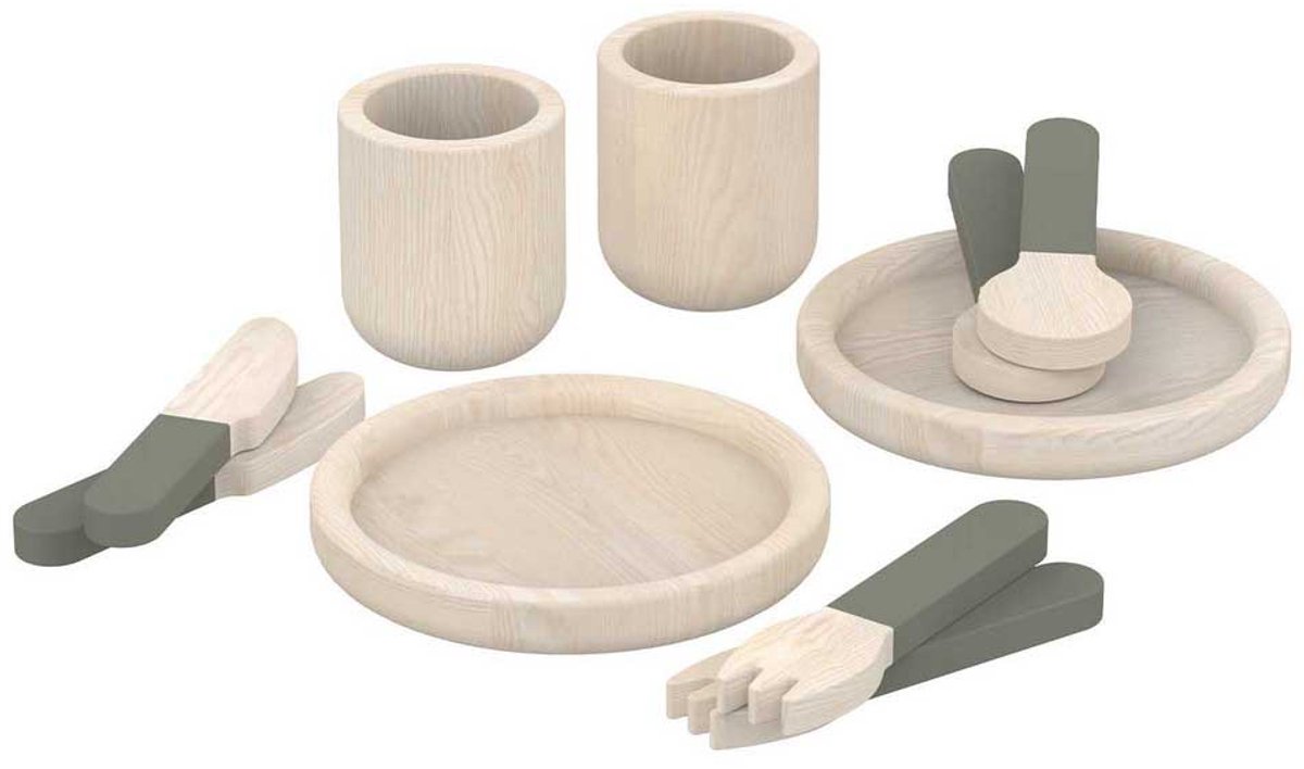 Flexa Speelgoedservies Beige Kinderen