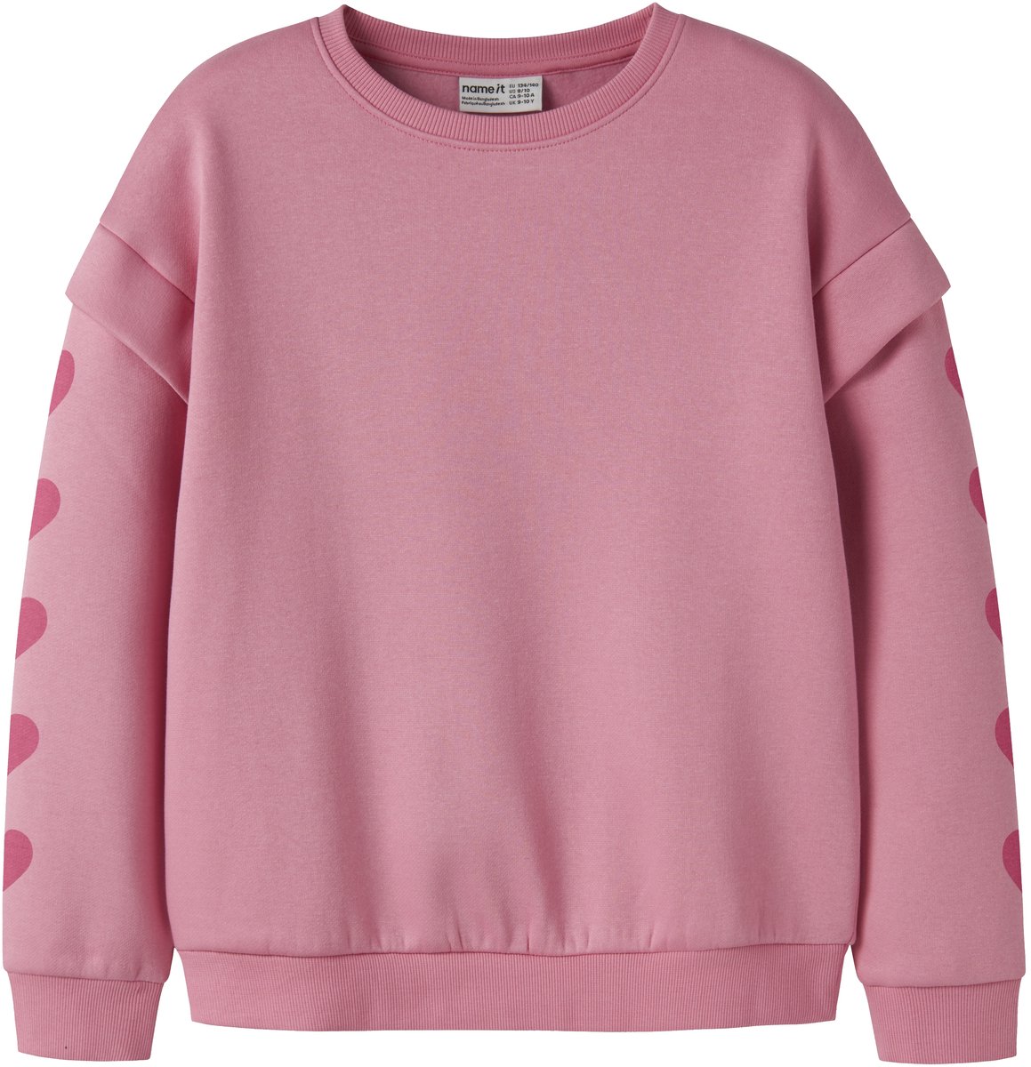 NAME IT- NKFLIMONNA LS RLX SWEAT BRU - Meisjes - Sweatshirt