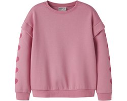 NAME IT- NKFLIMONNA LS RLX SWEAT BRU - Meisjes - Sweatshirt