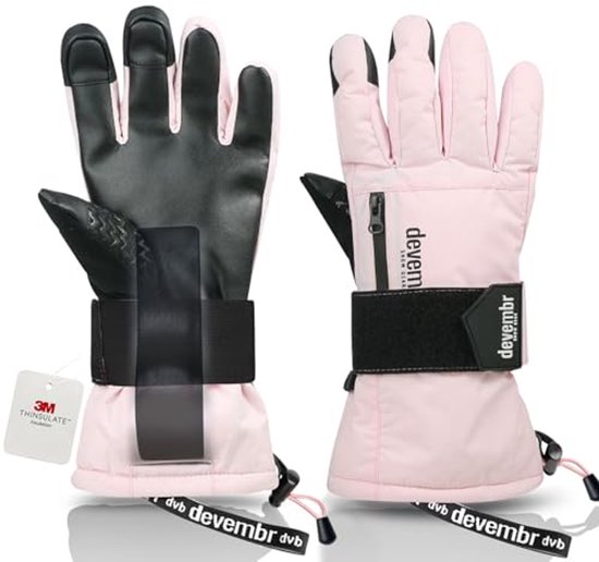 Protège-poignets CTHOPER Pour Snowboard, Ski, Skate, Roller – Double Coque, Néoprène, Ajustable – Enfants, Ados, Adultes