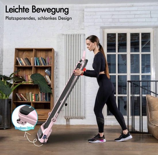 Onder Bureau Loopband met Handgreep - 2-in-1 Wandelen en - Onder - €399,95