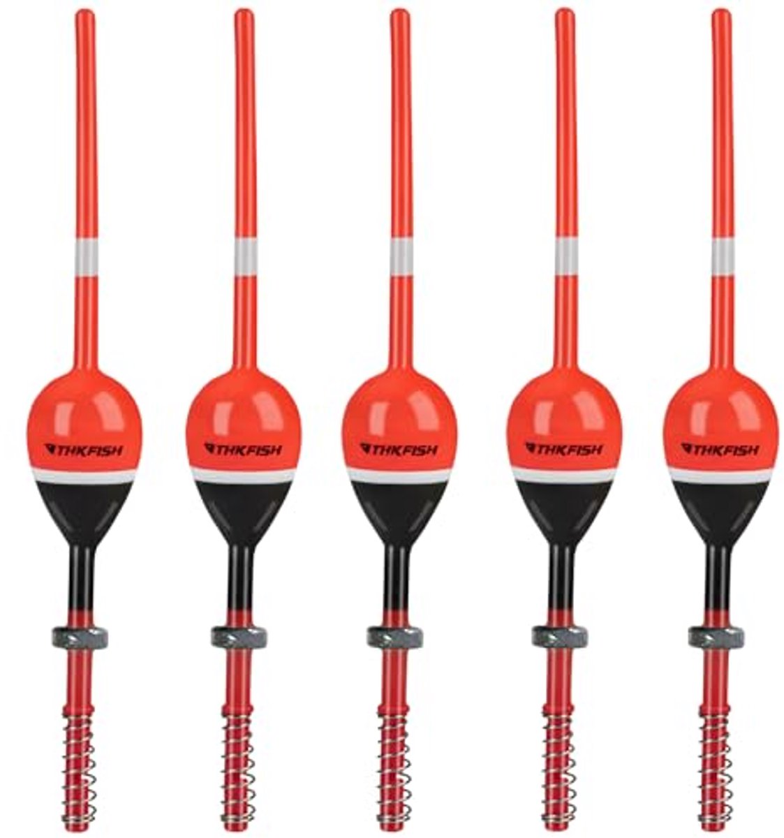 Visdobbers Balsa Hout Voor Crappie en Panfish - 5 Stuks
