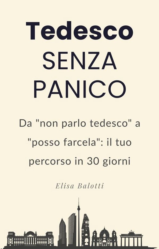 Tedesco senza panico - cover