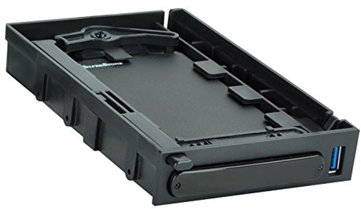 Mobiele 3.5" Aluminium Harde Schijf Behuizing met Hot-Swap voor 2,5" SATA HDD's/SSD's