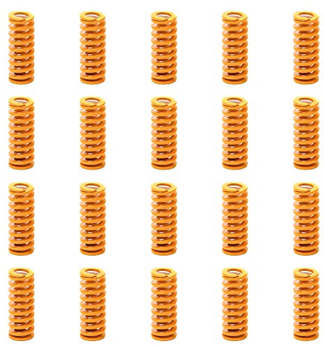 3D Printer Compressie Veren 20-pack - Lichtbelastbaar voor Verwarmde Bedden