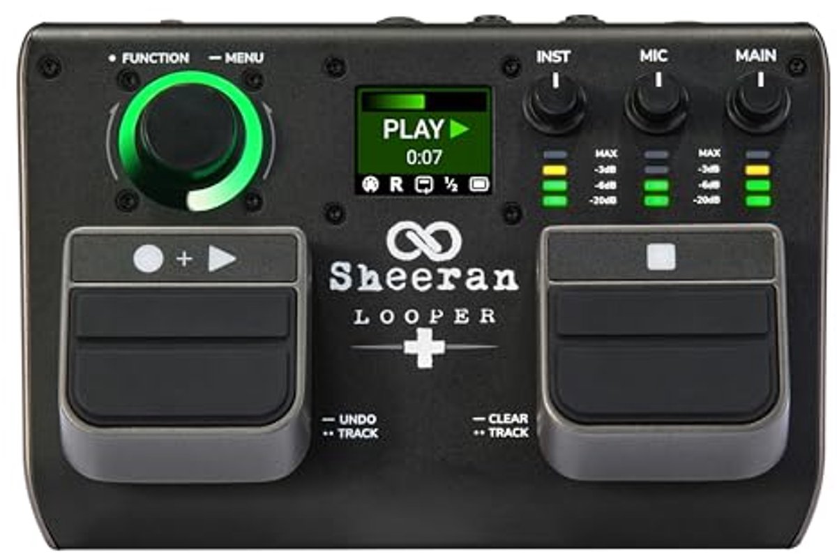 Dual Track Looper met 128 Loops, 4 Modi en Audio-interface voor Muzikanten