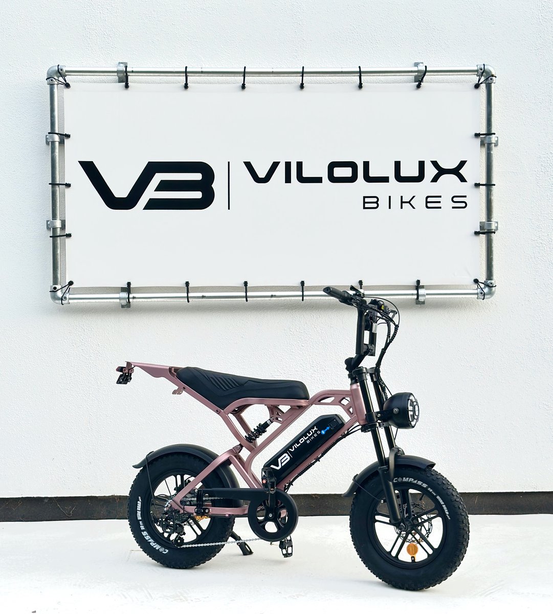 Vilolux® - 2 Stuks - V20 PRO 3.0 - Achterzit - Rijklaar - Alarm - Hydraulische Remmen - 2024 Model - Elektrische Fatbike - Fatbikes - E-Bike - Cruise Functie - 25 km/u - 250W - 7 Versnellingen - Telefoontas - Voetsteunen - 2 Jaar Garantie - Legaal