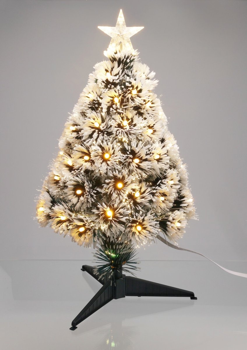 kerstboom - led lampjes en piek - 60 cm - 8 functies - kerstboom met verlichting