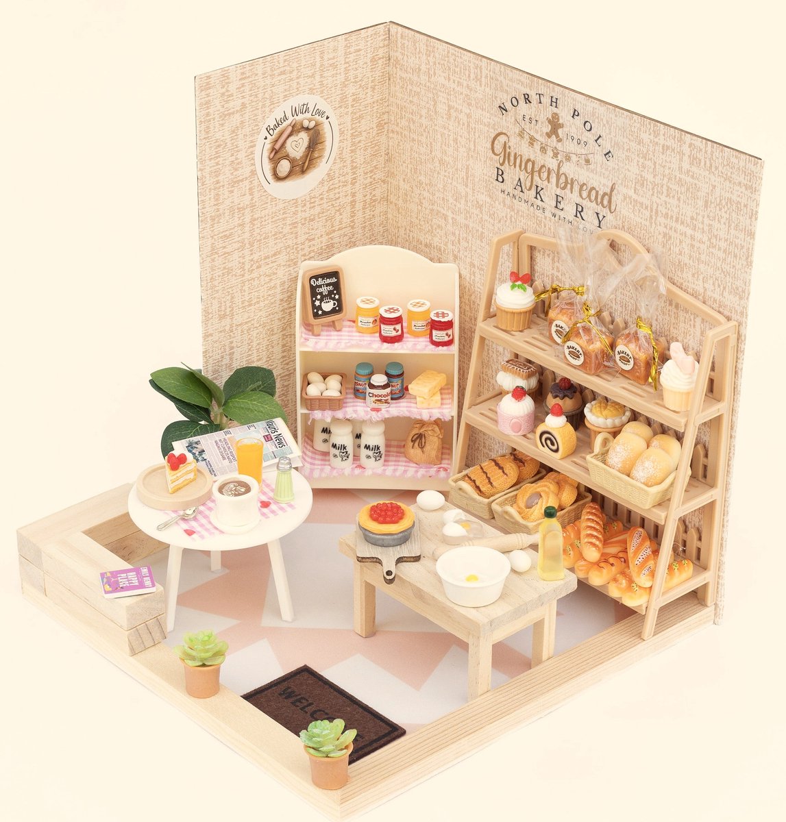 Miniatuur tafereel – Creatieve DIY box – Miniatuur landschap - Modelbouw - DIY Decoratie - The little Bakery