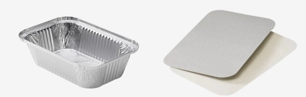 100stuks Kapsalon bak en deksel - 911 - Alu bak
