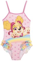 Paw Patrol Skye Badpak Meisjes – Roze Badpak met Ruffles – Zomer Zwemkleding – Officieel Gelicenseerd