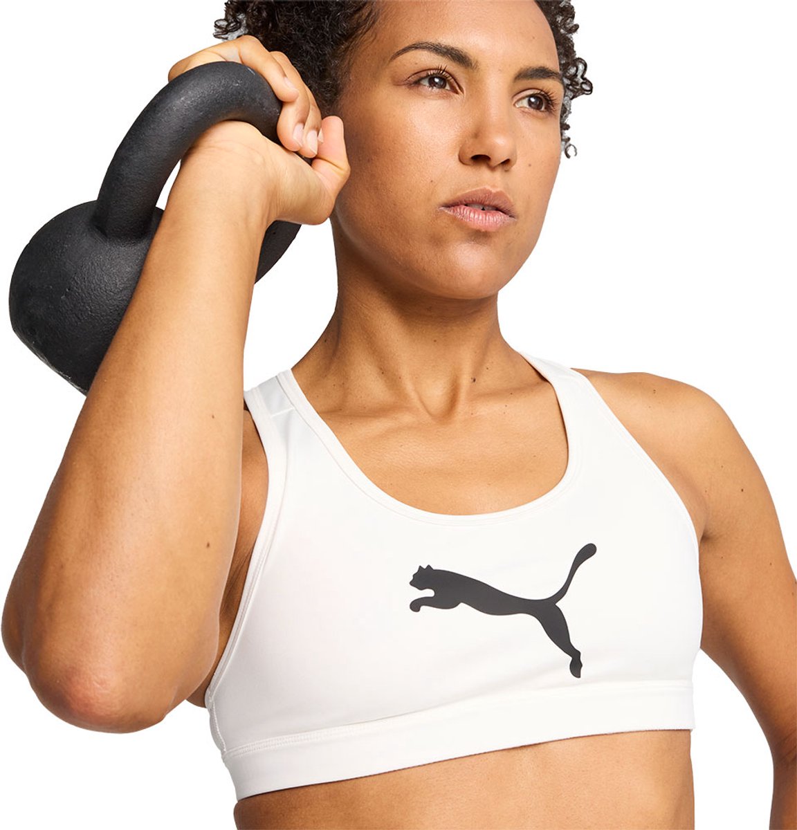 Puma 4keeps Sportbeha Met Medium Impact Wit S Vrouw