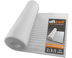 Contactgeluidsisolatie voor Laminaat en Parketvloeren - 2 mm PE-Schuim | 75 m²
