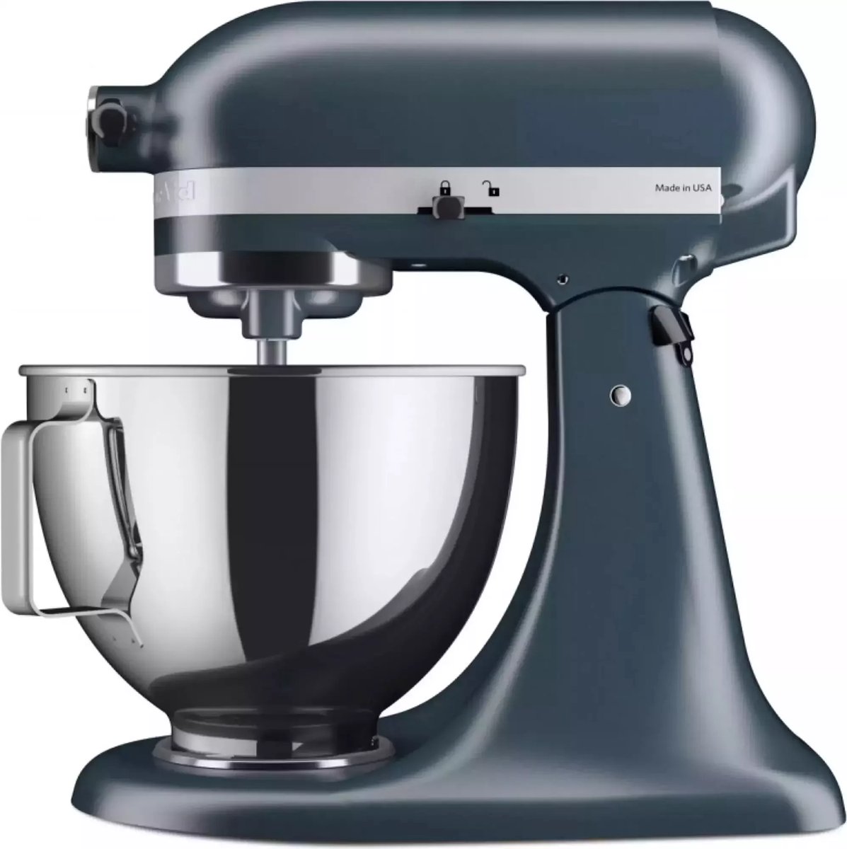Kitchenaid Artisan 5KSM95PSEBS - Keukenmachine - 4,3L - Staalblauw - 3 Menghaken thumbnail 3