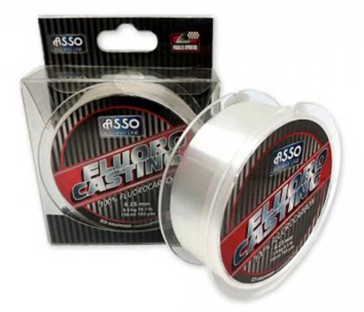 Asso Casting 200 M Flurocarbon Transparant 0.280 mm