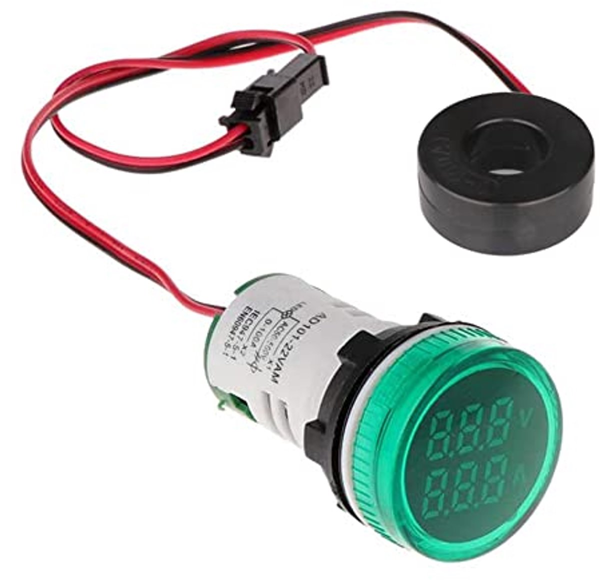 Multifunctionele AC Stroom Spanningstester met LED Display 50-500V 0-100A