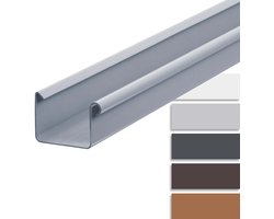 Vierkante Dakgoot 200 cm - Duurzaam Kunststof Regenafvoer